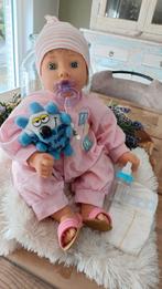 Zachte baby pop 50 cm met accessoires, zie foto's, Ophalen of Verzenden, Zo goed als nieuw