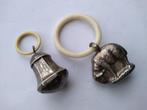 Antieke bijtringen verzilverd, Ophalen of Verzenden, Zilver