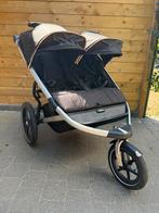Dubbele buggy Thule ZONDER MAXICOSI, Kinderen en Baby's, Kinderwagens en Combinaties, Gebruikt, Luchtbanden, Combiwagen, Ophalen