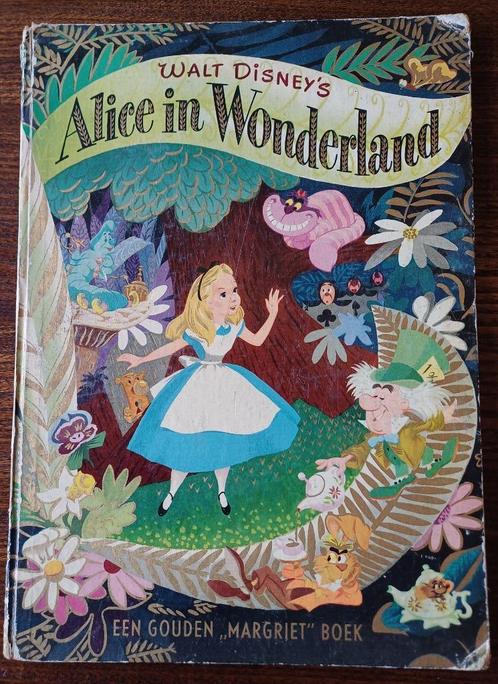Alice in Wonderland, 1955, Gouden Margriet Boek, Walt Disney, Boeken, Kinderboeken | Jeugd | onder 10 jaar, Gelezen, Sprookjes