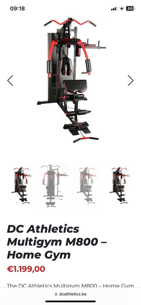 DC Athletics M800 multigym, krachtstation, Sport en Fitness, Fitnessmaterialen, Ophalen
