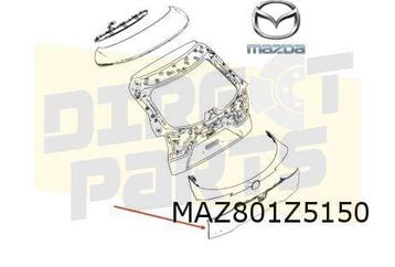 Mazda CX-30 achterkleplijst onder (bij camera) (42S) Titaniu beschikbaar voor biedingen