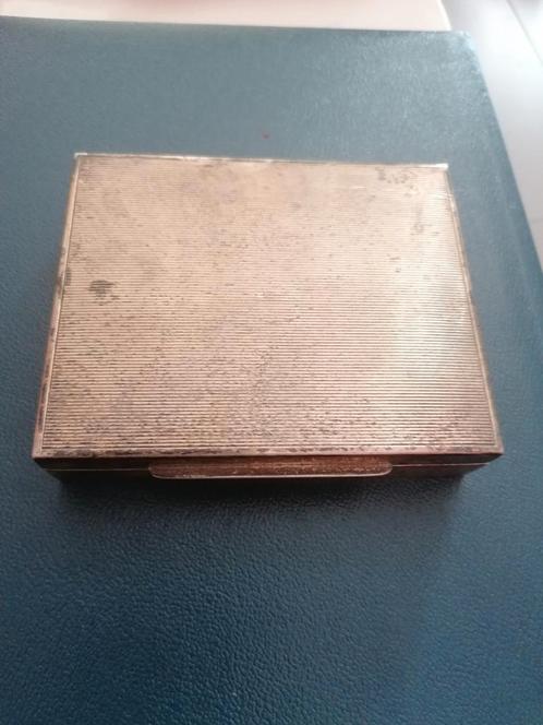 Boite a cigarettes en argent, Antiek en Kunst, Antiek | Zilver en Goud, Zilver, Ophalen of Verzenden