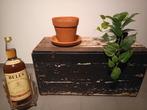 Terracotta bloempot + schaal., Ophalen, Gebruikt, Terracotta