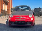 Abarth 595C Cabrio 2013 * problem met versnelingbak robot*, Auto's, Abarth, Zwart, 4 cilinders, Cabriolet, Lederen bekleding