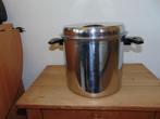 Kookpot inox 10 liter, Inox, Gebruikt, Ophalen of Verzenden, Kookpan of Snelkookpan