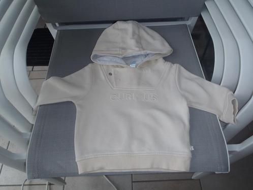 trui met capuchon maat 68 - Obaïbi, Kinderen en Baby's, Babykleding | Maat 68, Zo goed als nieuw, Jongetje, Truitje of Vestje