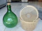 grande tourie vide à vin avec sa protection, vintage, Ophalen of Verzenden, Zo goed als nieuw, Rode wijn