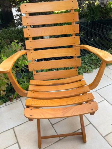 6 houten fauteuils & tafels vintage-design (1960-1970) beschikbaar voor biedingen