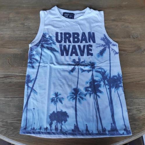 Witte mouwloze t shirt Urban Wave, Kinderen en Baby's, Kinderkleding | Maat 140, Zo goed als nieuw, Jongen, Ophalen of Verzenden