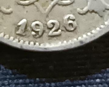 Misslag: 5 cent 1926 FR ('6' hoger geslagen) - Albert I beschikbaar voor biedingen