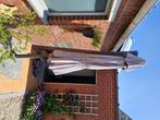 Platinum parasol 3m50 met zware voet en afdekhoes, Tuin en Terras, Ophalen, Kantelbaar, Gebruikt, Overige typen