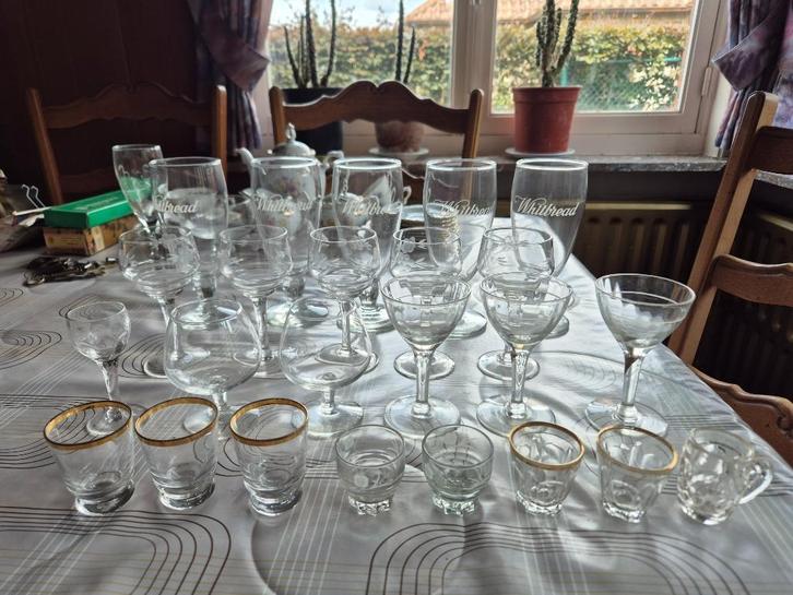 Glazen, Verzamelen, Glas en Drinkglazen, Gebruikt, Borrel- of Shotglas, Ophalen