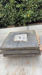 Blauwe steen tegels 100x100x5, Ophalen, Gebruikt, Hardsteen, Fontein