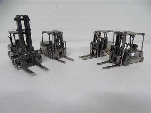 A6221. Set van 4 Jaap Hartman Heyster Heftruck Modellen, Antiek en Kunst, Kunst | Beelden en Houtsnijwerken, Ophalen of Verzenden