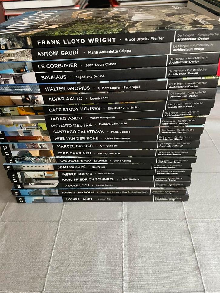 DM/DS Boekenreeksen Architectuur-Kunst-Filosofie, Antiek en Kunst, Antiek | Boeken en Manuscripten, Ophalen of Verzenden