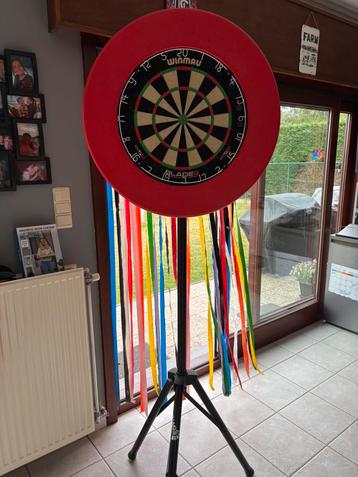 Darts blok met voet + surround, Enlèvement, Utilisé, Cible de fléchettes