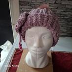 Floere licht paarse muts voor tienermeisje of dames, Ophalen of Verzenden, Nieuw, Muts