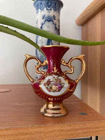 Limoges vaas, Fragonard, goud verguld  beschikbaar voor biedingen
