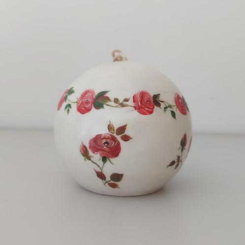 Mooie Bolkaars met rozen motief  - gesigneerd, Antiek en Kunst, Curiosa en Brocante, Ophalen of Verzenden