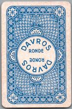 speelkaart - LK13333 - Davros ronde, Verzamelen, Verzenden, Zo goed als nieuw, Speelkaart(en)