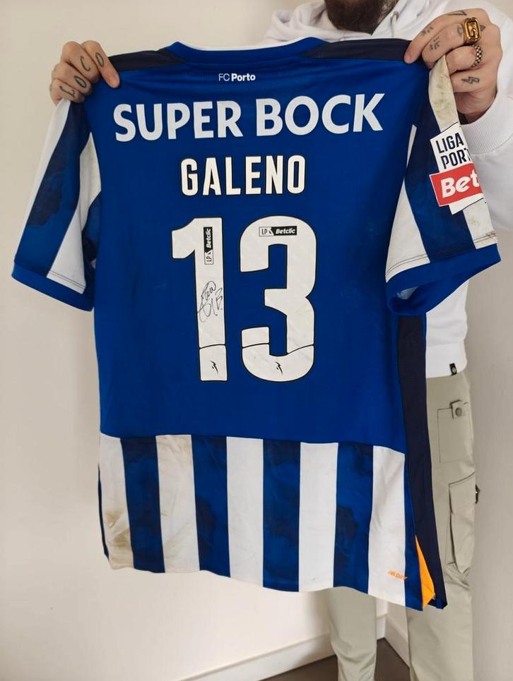 FC Porto matchwornshirt Galeno met certificaat, Verzamelen, Sportartikelen en Voetbal, Zo goed als nieuw, Shirt, Ophalen of Verzenden