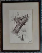 tekening Marcel Vervaet, Antiek en Kunst, Kunst | Schilderijen | Modern, Ophalen