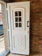 Pvc voordeur deur 205 × 85 en dagmaat 208 × 90, Ophalen, Zo goed als nieuw