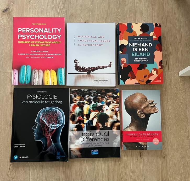 Boeken 1ste bach UGent psychologie 2de semester, Boeken, Studieboeken en Cursussen, Zo goed als nieuw, Ophalen