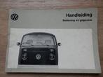 Handleiding VW Bus T2B, uitgave augustus 1973, Enlèvement ou Envoi