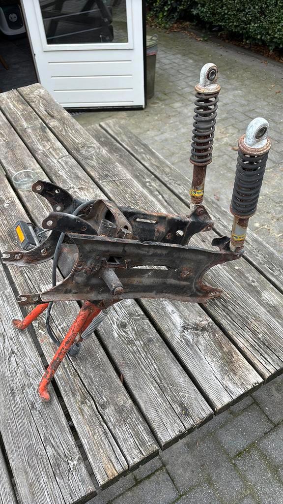 Honda camino achterbrug, Vélos & Vélomoteurs, Pièces de cyclomoteur | Oldtimers & Ancêtres, Utilisé, Autres marques, Cadre, Enlèvement