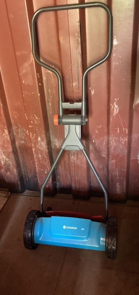 GERESERVEERD! - Handmaaier (gratis), Tuin en Terras, Grasmaaiers, Gebruikt, Handgrasmaaier, Ophalen