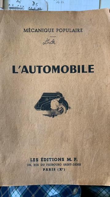 Automobile technique 128 pages editie 1951
