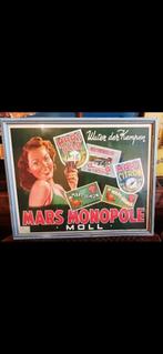 Reclame Mars Monopole  geen emaille, Collections, Marques & Objets publicitaires, Comme neuf, Enlèvement, Panneau publicitaire