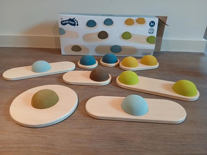 Small Foot Balance Stones "Adventure" houten speelgoed, Kinderen en Baby's, Speelgoed | Houten speelgoed, Zo goed als nieuw, Overige typen