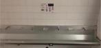 lange wasbak/ lavabo inox, Ophalen, Gebruikt, Inox