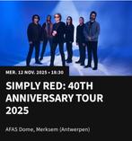 Simply Red 2 Places de concert Anvers 12/11, Tickets en Kaartjes, Twee personen, November