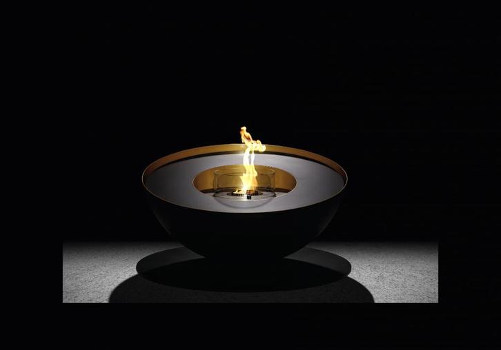 Prijsstunt bio-ethanol haard van GlammFire model Mileto, Huis en Inrichting, Kachels, Zo goed als nieuw, Vrijstaand, Bio-ethanolhaard