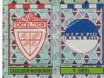 Panini Football 95 Emblemen Mouscron - V.Geel, Verzamelen, Nieuw, Poster, Plaatje of Sticker, Verzenden