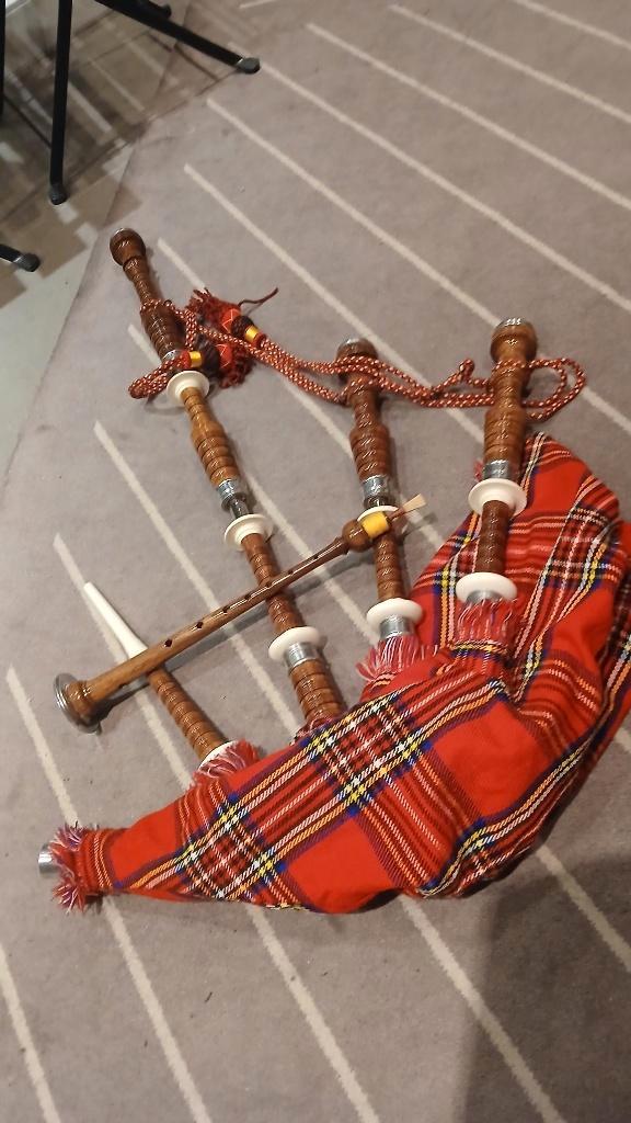 mooie doedelzak goed bespeelbaar, Muziek en Instrumenten, Blaasinstrumenten | Overige, Zo goed als nieuw, Ophalen