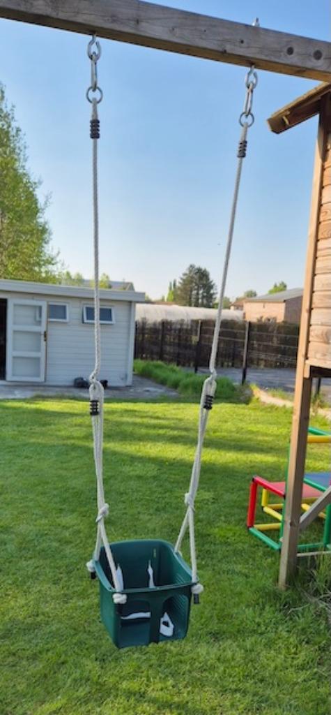 Babyschommel Rigid Kunststof Groen, Kinderen en Baby's, Speelgoed | Buiten | Speeltoestellen, Gebruikt, Schommel, Ophalen