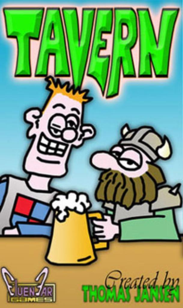 Tavern, Hobby en Vrije tijd, Gezelschapsspellen | Bordspellen, Zo goed als nieuw, Een of twee spelers, Ophalen of Verzenden