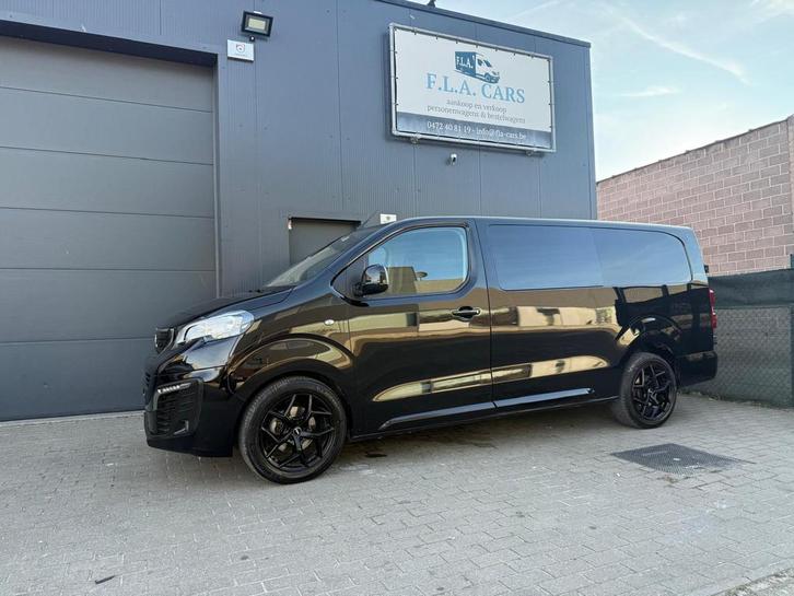 PEUGEOT EXPERT 2.0HDI AUTOMAAT DUBBEL CABINE 5PL 180PK FULL, Auto's, Bestelwagens en Lichte vracht, Bedrijf, Te koop, ABS, Achteruitrijcamera