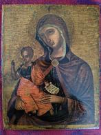 Pictogram voor reproductie. Madonna met kind 16e eeuw, Antiek en Kunst, Antiek | Religieuze voorwerpen, Ophalen of Verzenden