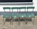 Vintage green formica kitchen chairs retro design, Ophalen