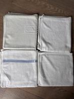 4 douche/badhanddoeken, Ophalen of Verzenden, Zo goed als nieuw, Wit, Handdoek