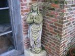 mooi antiek frans hardstenen beeld, Tuin en Terras, Tuinwanddecoratie, Ophalen, Gebruikt