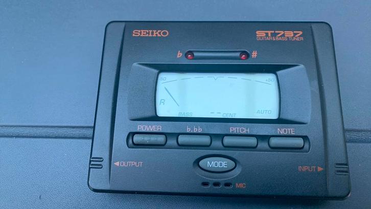 Stemapparaat Seiko Guitar&Bass Tuner, Musique & Instruments, Instruments | Accessoires, Comme neuf, Enlèvement ou Envoi