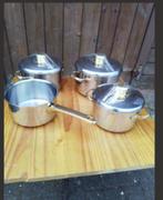 KOOKPOTTEN  EN PAN, Huis en Inrichting, Keuken | Potten en Pannen, Kookpan of Snelkookpan, Inox, Ophalen of Verzenden, Zo goed als nieuw
