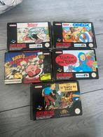 5 Super Nintemdo Games, Games en Spelcomputers, Ophalen, Gebruikt